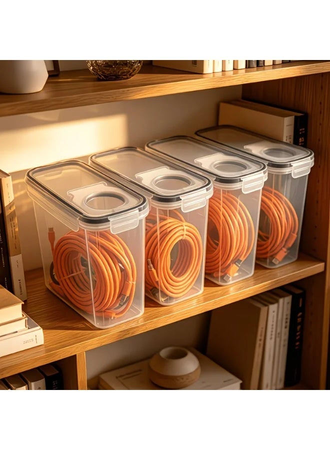 4PCS 3D Printer Filament Dry Box Sealed Dustproof Moisture Proof Storage Container for Universal Spool Holder - Image 4