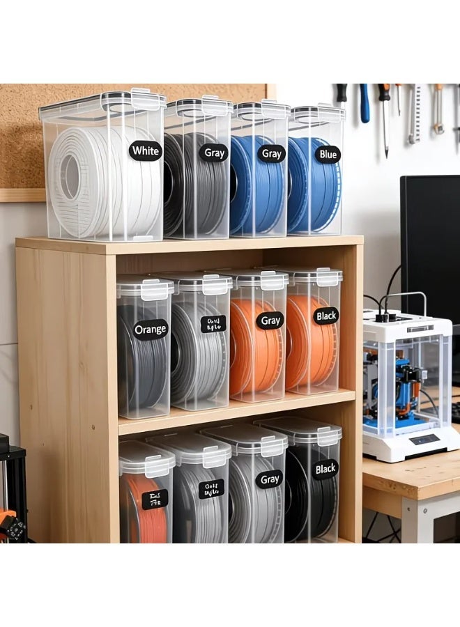 4PCS 3D Printer Filament Dry Box Sealed Dustproof Moisture Proof Storage Container for Universal Spool Holder - Image 2