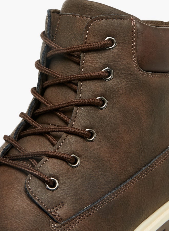 ال بي ال من شو اكسبرس أحذية الكاحل برباط من الدانتيل - Image 4