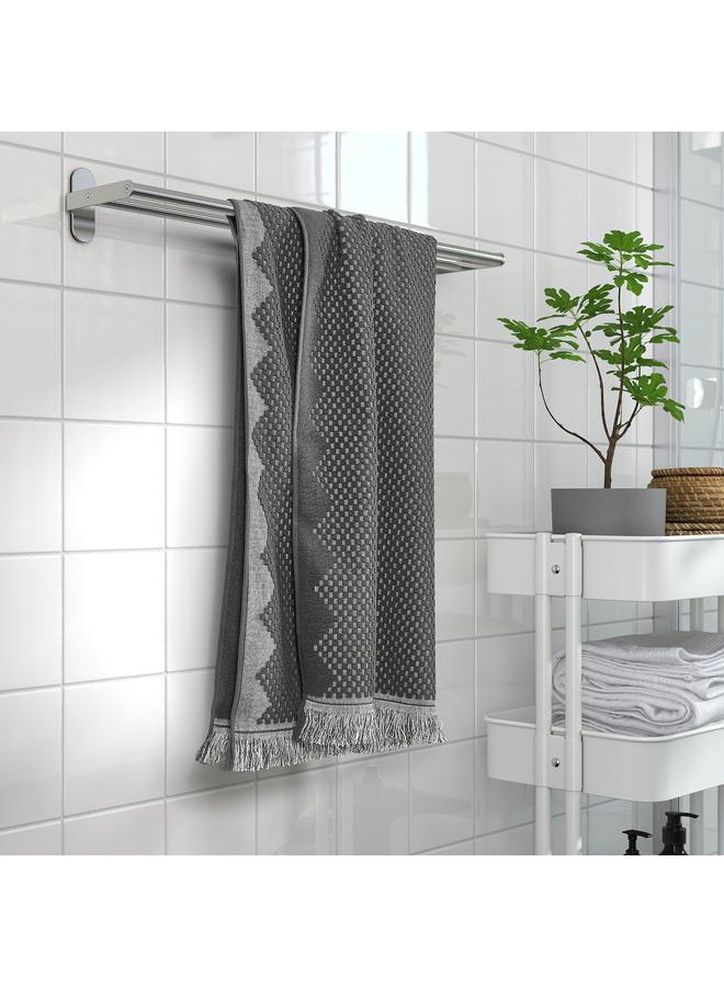 Green Tiger Bath towel, dark grey, 70x140 cm - Image 3