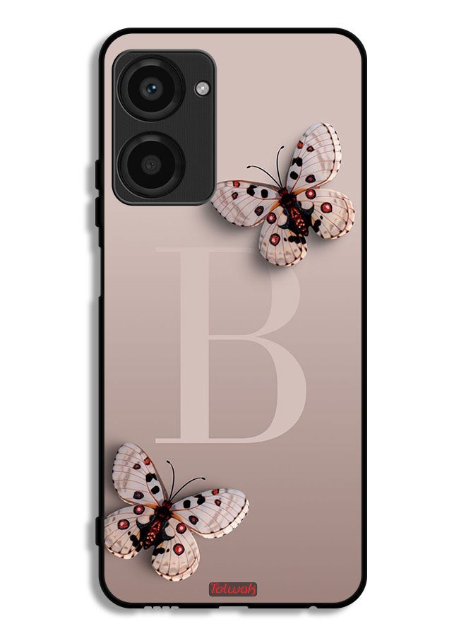 Tolwak Realme 10 Pro Protective Case Cover B Butterflies - Image 1