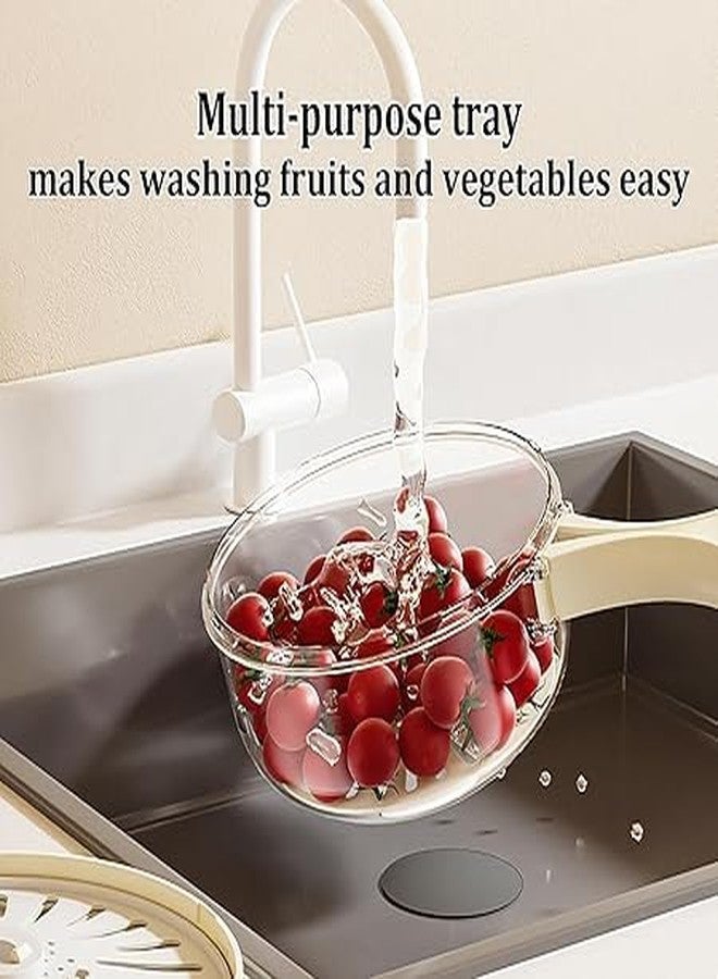 MIXEN Multi-Use Colander Bowl with Lid for Washing and Storing Produce, Stackable Freezer-Safe Container for Fruits, Vegetables, Berries, Kitchen Organization - Image 3