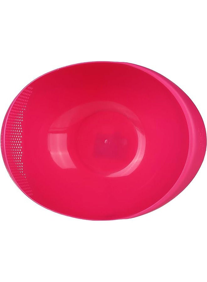 El Watania Large Rice Strainer 26x17 cm -Pink - Image 2