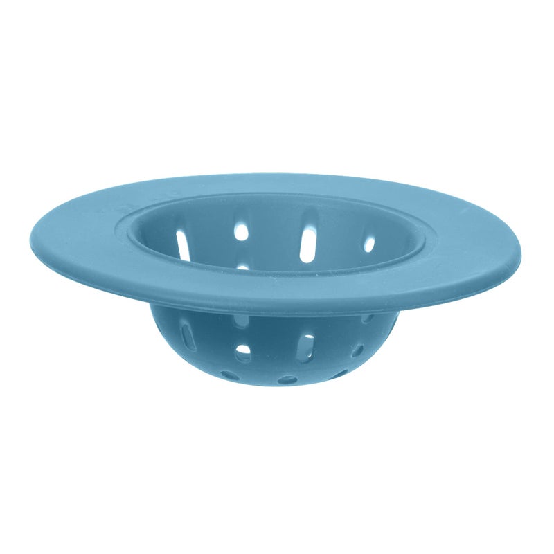 OGGI Silicone Sink Strainer Great Kitchen Sink Strainer Sink Drain Strainer Drain Stopper Sink Plug 46 Diameter Rim Turquoise
