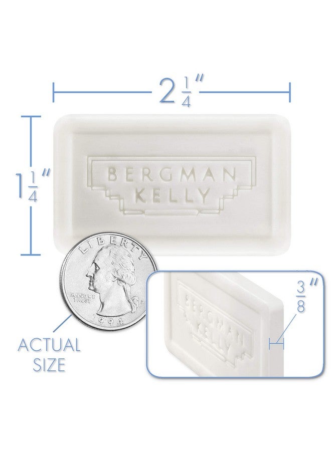 BERGMAN KELLY Ergman Kelly Hotel Soap Bars (White Tea 0.5 Oz 100 Pk) Travel Size Luxury Bulk Amenities Bar Soap Mini Individually Wrapped Rectangular Soap Small Toiletries For Airbnb Motel Guest Bathroom - Image 4