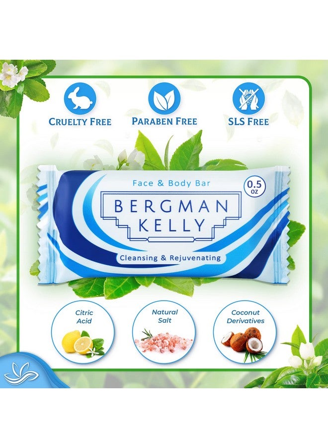 BERGMAN KELLY Ergman Kelly Hotel Soap Bars (White Tea 0.5 Oz 100 Pk) Travel Size Luxury Bulk Amenities Bar Soap Mini Individually Wrapped Rectangular Soap Small Toiletries For Airbnb Motel Guest Bathroom - Image 3