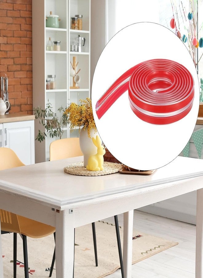 Quebers Silicone Edge Protector Strip 5-Meter | Baby Proof Corner Safety for Sharp Edges | Adhesive Bumper Guard for Table, Furniture & Wall | Ideal for Home, Nursery & Office Use - Image 1