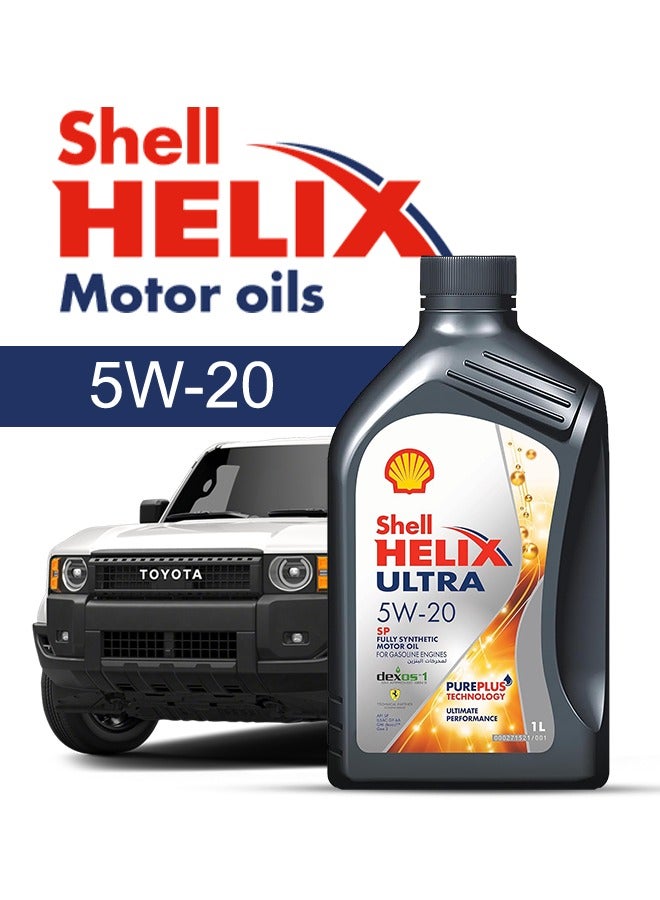 Shell Engine Oil – For TOYOTA Land Cruiser V8 2021 - 2008, 8 Liter,  5w20 Shell - With Engine Oil Filter - 2008 2009 2010 2011 2012 2013 2014 2015 2016 2017 2018 2019 2020 2021