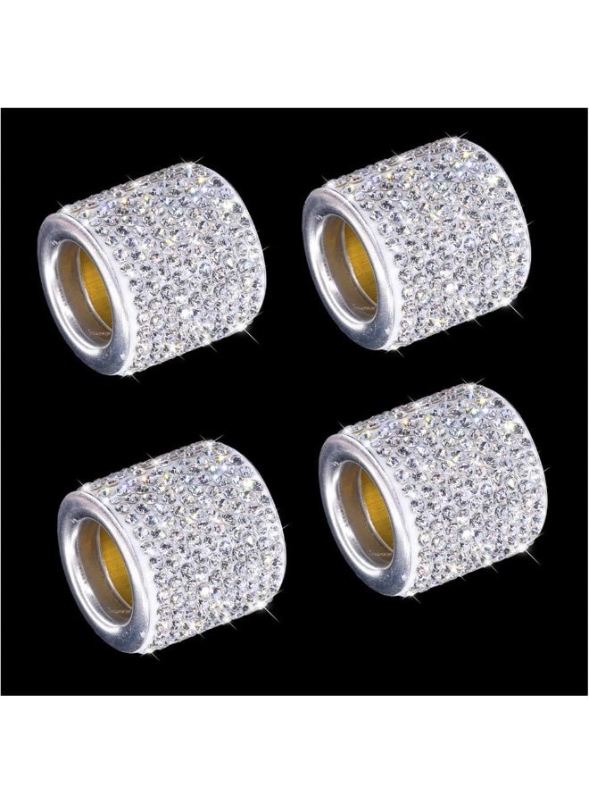 FEENM Car Headrest Head Rest Collars Rings Decor Bling Bling Crystal Diamond Ice for Car SUV Truck Interior Decoration Blings - Image 5