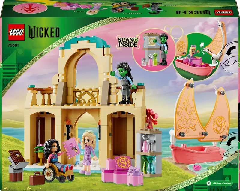 ليغو مجموعة بناء غليندا وإلفابا ونيساروز في جامعة شيز 75681 من LEGO® Wicked