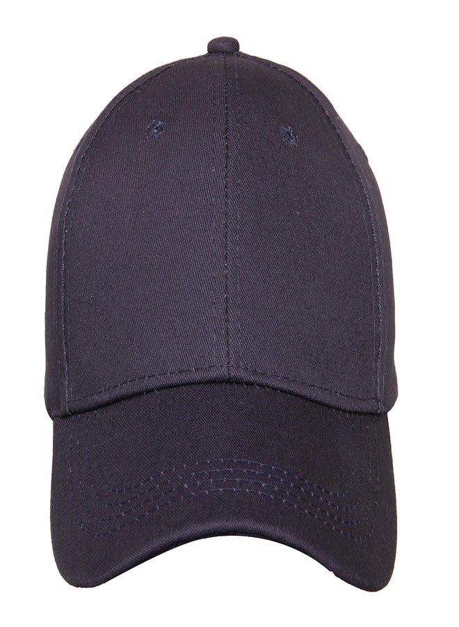 FabSeasons Solid Cotton Unisex Free Size with Adjustable Buckle Baseball Summer Cap & Hat - Image 1