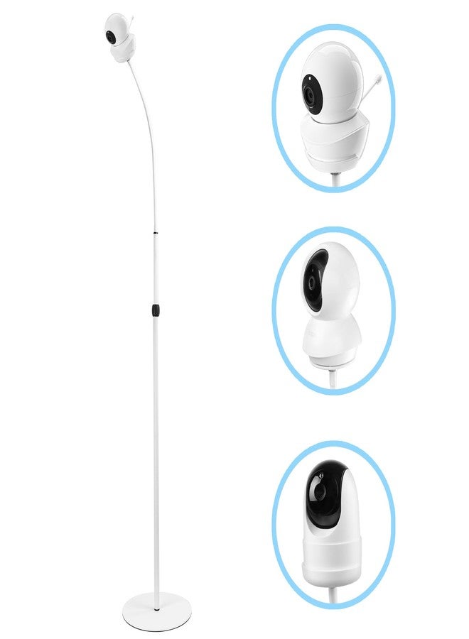 VOMENC Universal Adjustable Baby Monitor Floor Stand Compatible with Kasa Indoor Pan/Tilt Smart/Tapo TP-Link C210/ C200 /Babysense HD S2/V43 and iFamily SM650/651/Kidsneed SM935C/SM935A Camera - Image 1