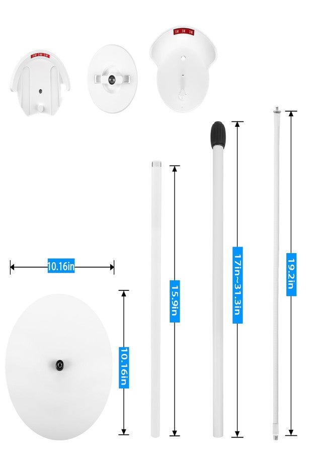 VOMENC Universal Adjustable Baby Monitor Floor Stand Compatible with Kasa Indoor Pan/Tilt Smart/Tapo TP-Link C210/ C200 /Babysense HD S2/V43 and iFamily SM650/651/Kidsneed SM935C/SM935A Camera - Image 2