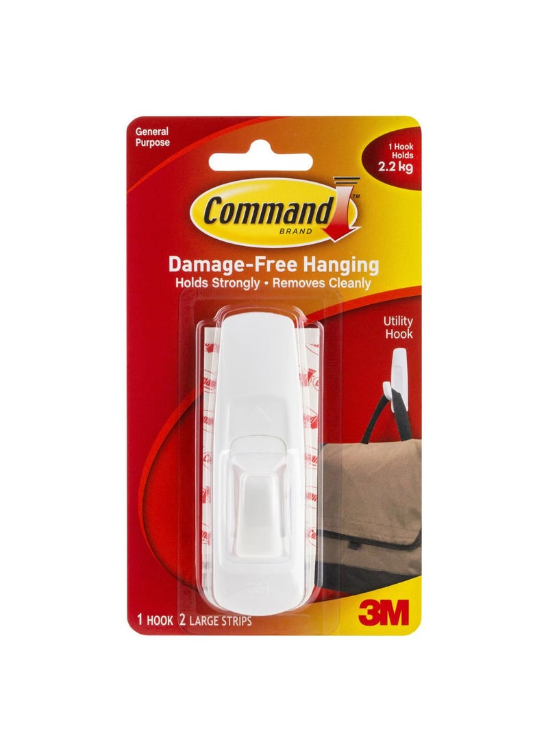 Command Command Plastic Medium Designer Wall Hooks Upto 13Kg Heavy Duty Hold Strongly Reusable Adhesive  - Image 5