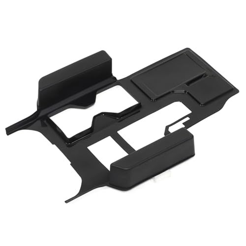 LLKUANG حصيرة واقية لواجهة التحكم في السيارة LLKUANG متوافقة مع تويوتا لاند كروزر برادو 250 J250 LC250 2024 2025، وسادة مركزية لكوب الماء من السيليكون مع صندوق تخزين ملحقات (أسود) - Image 5