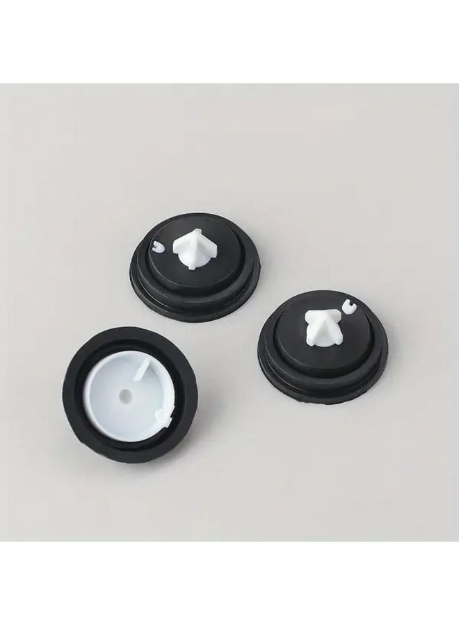 أختام مياه المرحاض من المطاط الأسود 2 قطعة، حشيات الحجاب الحاجز مانعة للتسرب للخزانات ذات الطراز القديم - Image 5