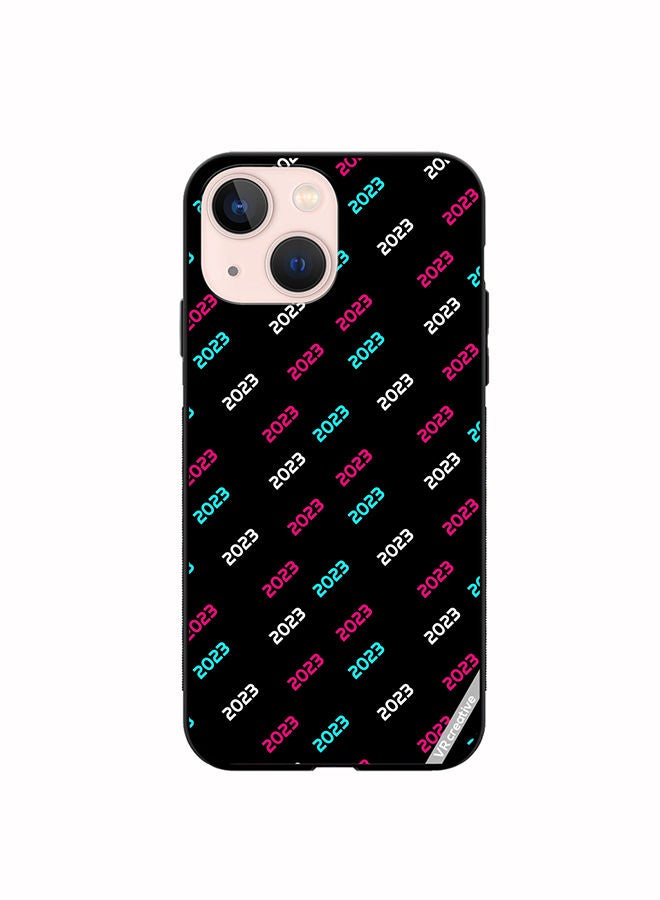 VR CREATIVE Protective Case Cover For Apple iPhone 14 Creative Concept Of 2023 Happy New Year Design Multicolour