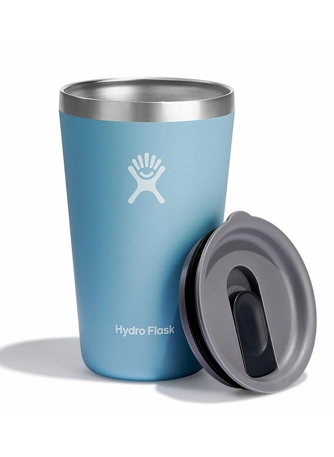 Hydro Flask 16 Oz Stainless Steel All Around Tumbler with Press-in Lid and  BPA-Free  - Image 1