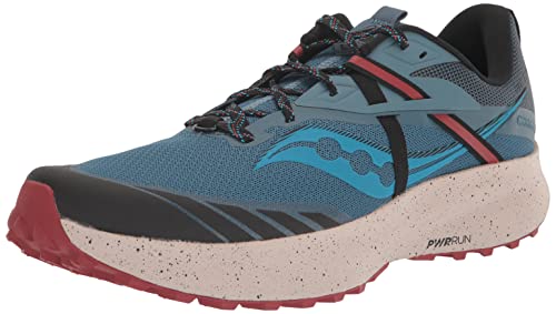 Saucony Mens Ride 15 TR Trail Running Shoe DEEP SEALava 115