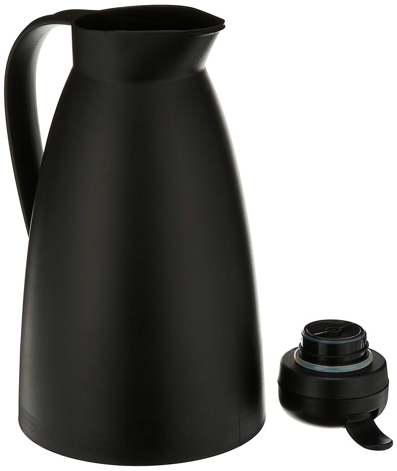 Alfi Glass Vacuum Frosted Plastic Carafe, 1 L, Black (AG2800BK2) - Image 3