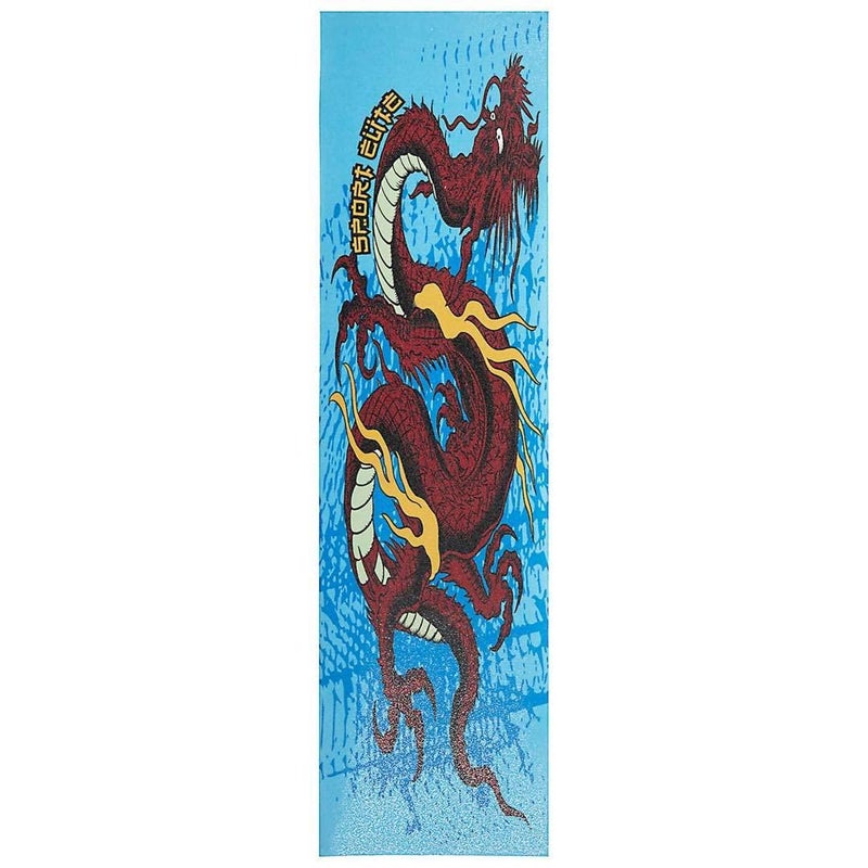 Turbo 9 x 33 Inch Skateboard Grip Tape Sheet Dragon - Image 2