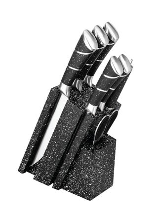 8 Pieces Knife Set with Wooden Block, Sharp High Carbon Stainless Steel Knife Set for Kitchen Cutting, Slicing, Chopping and More - pzsku/Z57FBB4BBDED6412988E5Z/45/1746214280/e4d84717-958d-42b0-9199-b778e6cdacc1