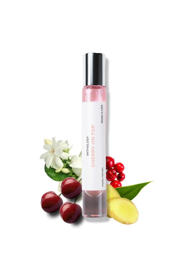 Anthology - Anthology Cherry on Top Roll on Perfume Oil for Women 0.3oz 9 ML | Cherry, jasmine, Pink Pepper, musk | Alcohol Free Rollerball | Clean & Cruelty-Free Fragrance - Image 1