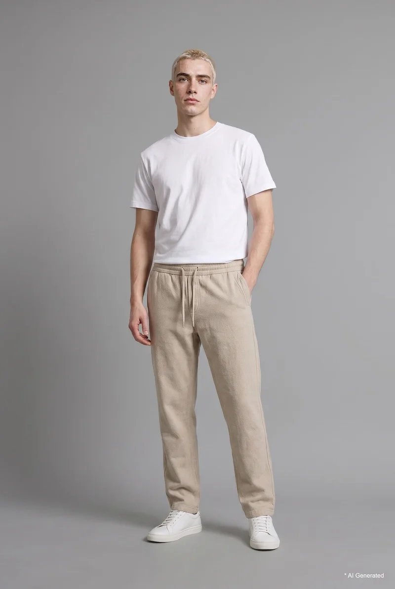 Baggy Fit 100% Cotton Trousers
