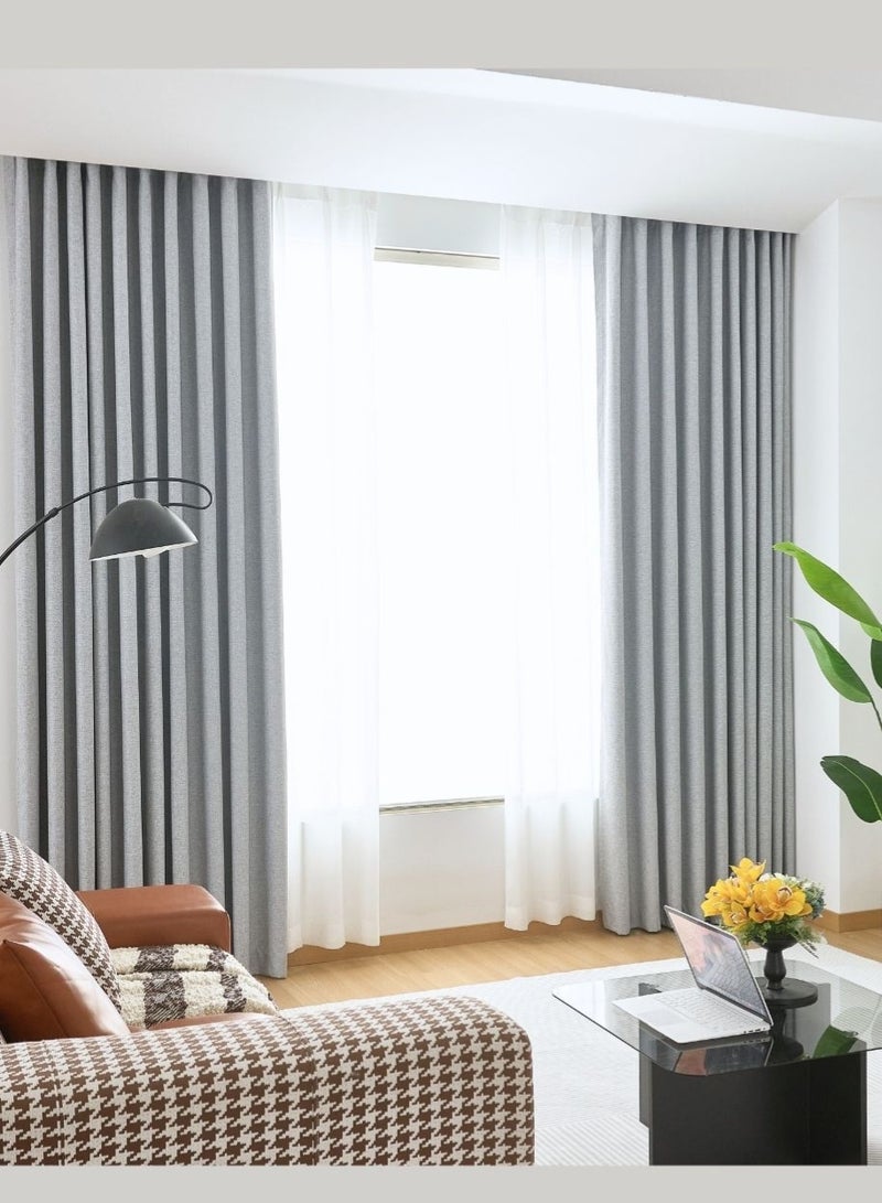 QBAID Blackout Curtains for Bedroom Living Room, Grommet or Hook Top, Multiple Sizes - Image 2
