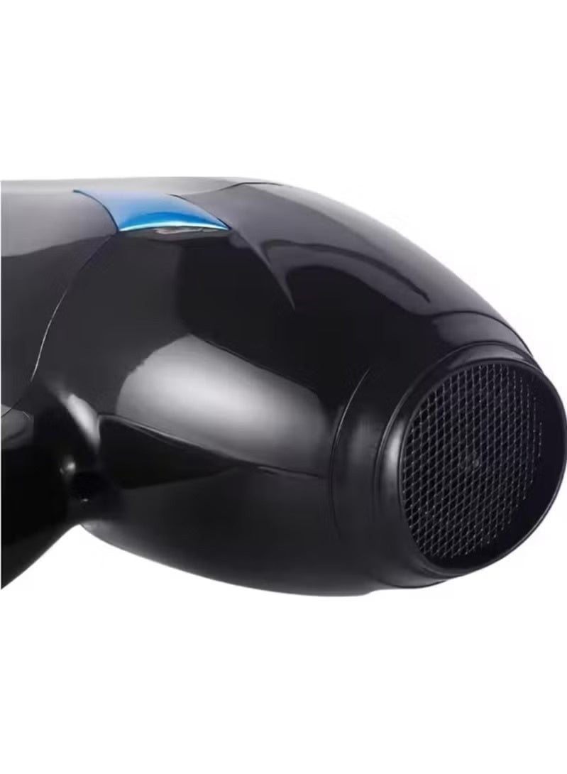 WTZEZO Hair Dryer WT-2060, Fast Drying with Concentrator Nozzle, Black - Image 3