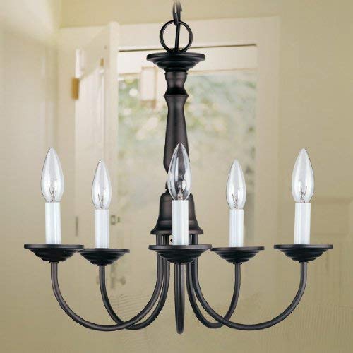 Livex Lighting 6030-07 Home Basics 5 Light Bronze Chandelier - Image 2