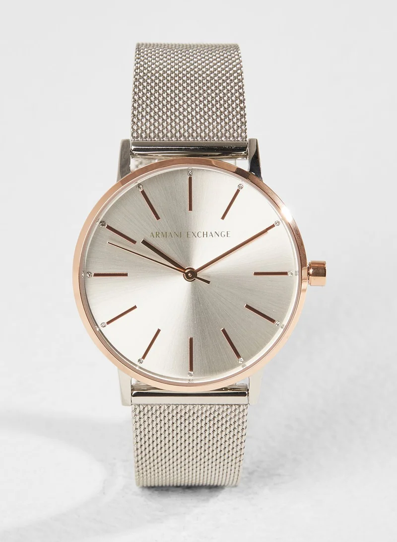 Armani Exchange Mesh Strap Analog Watch