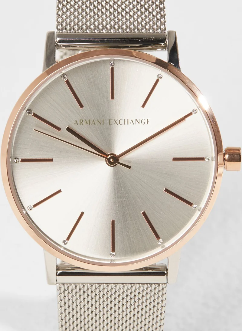 Armani Exchange Mesh Strap Analog Watch