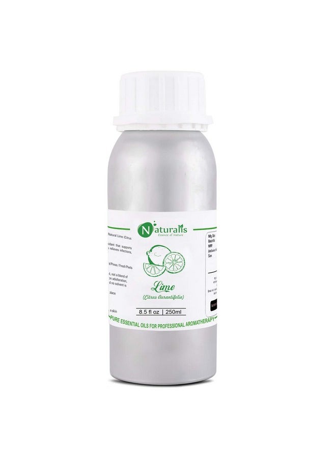 Naturalis Naturalis Essence of Nature Lime essential oil 100% Undiluted Pure and Natural Therapeutic grade for Skin, Hair, Face Care and Aromatherapy - 250ml  - Image 1