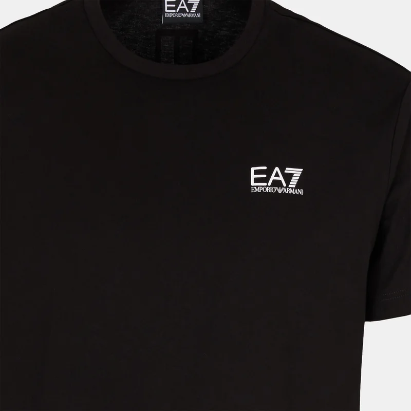 EA7 Emporio Armani Black Men's Train Logo Series T-Shirt for Men | Best Price UAE