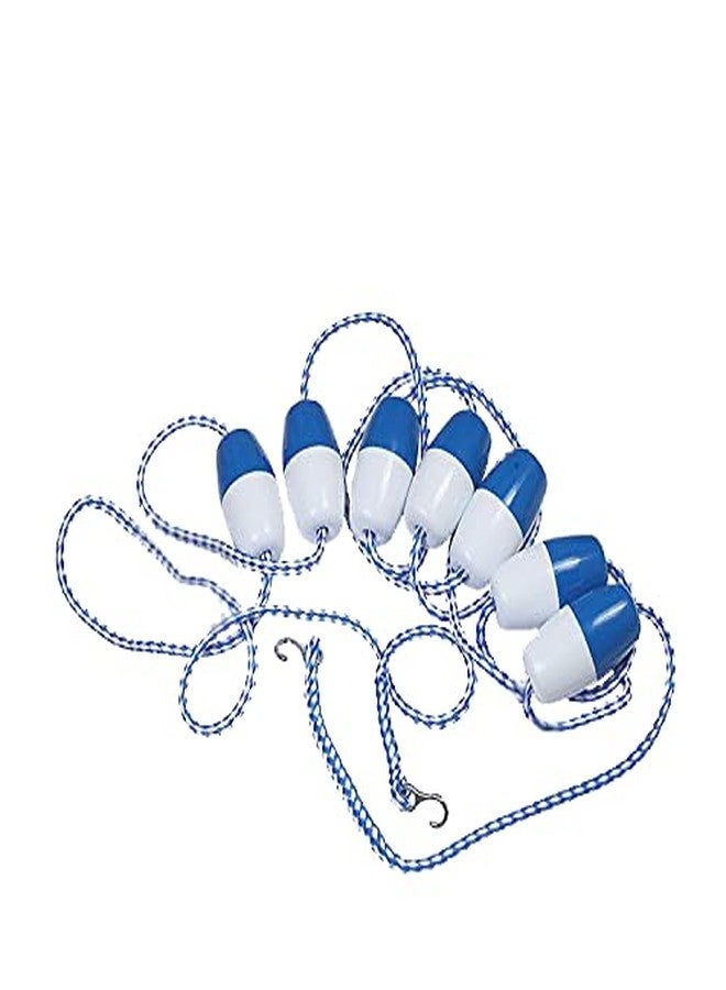 Poolzilla 16ft Swimming Pool Safety Rope and Float Kit Pre-Assembled Shallow End Divider with Stainless Steel Hooks - Image 5