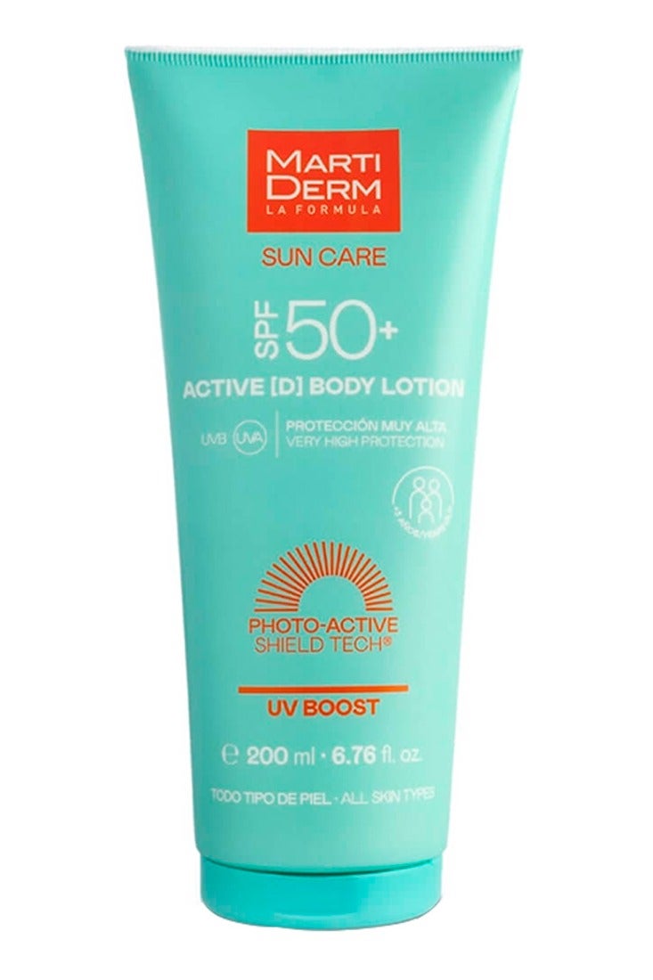 مارتيديرم لوشن الجسم مارتيديرم صن كير SPF50+ أكتيف [D] لجميع أنواع البشرة 200 مل - Image 1