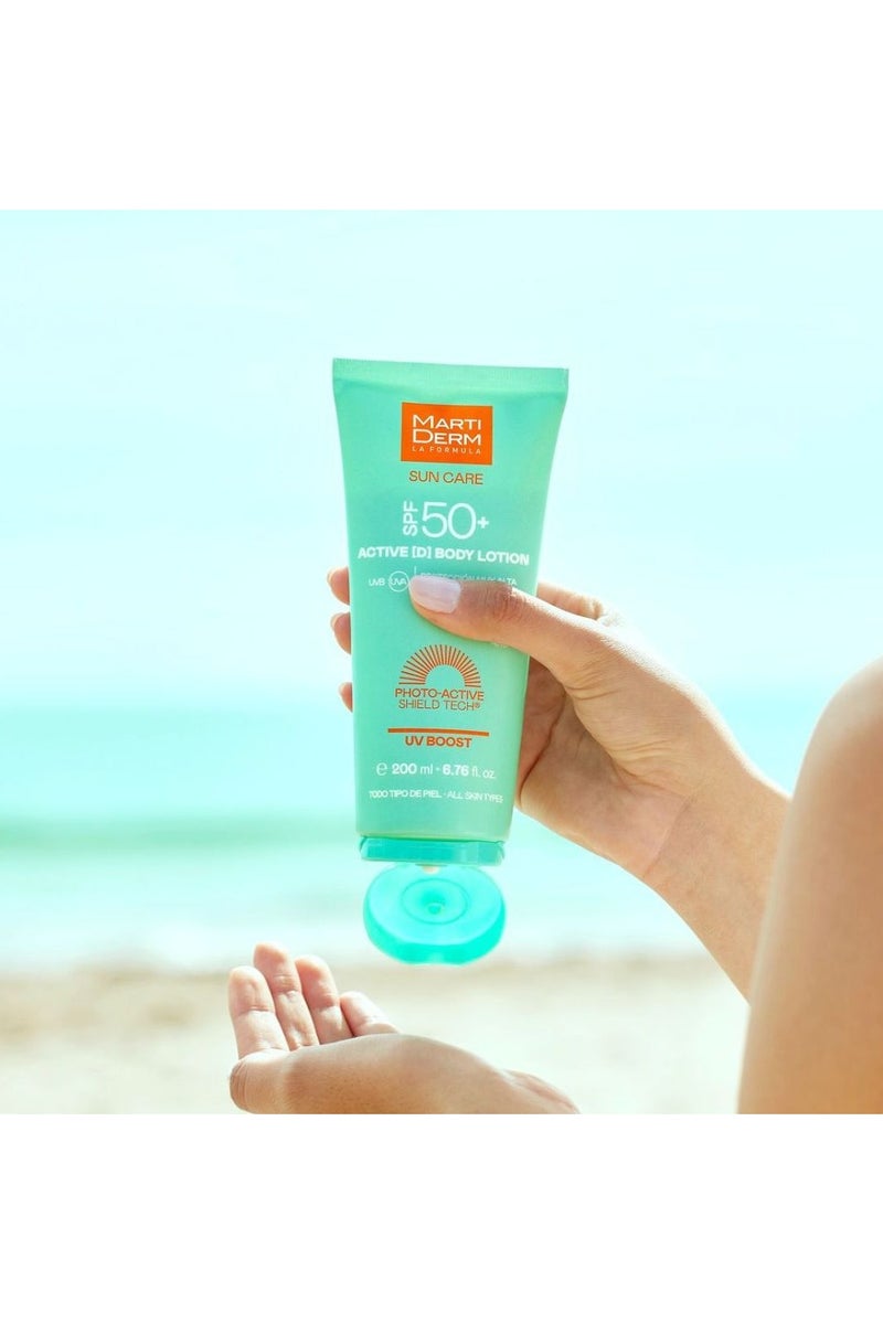 مارتيديرم لوشن الجسم مارتيديرم صن كير SPF50+ أكتيف [D] لجميع أنواع البشرة 200 مل - Image 3