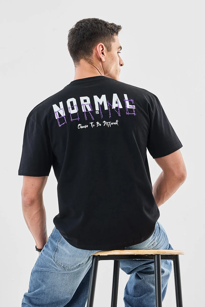 SNITCH تيشيرت قطن كبير الحجم