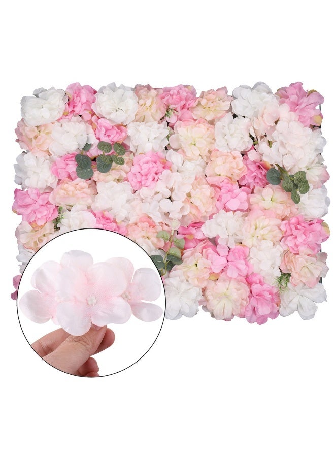 توشيونيكس لوحات خلفية جدارية من الزهور الاصطناعية 40 × 60 سم - لوحة جدارية زهرية بلون وردي فاتح، خلفية زفاف مثالية لتزيين حفلات توديع العزوبية وأعياد الميلاد - Image 4