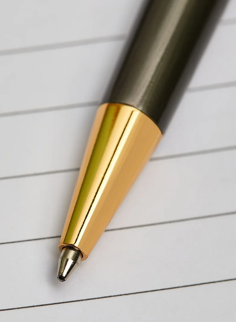 POLICE Trim Brushed Barrel Pen