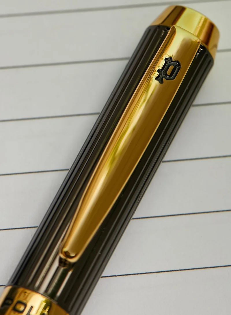 POLICE Trim Brushed Barrel Pen