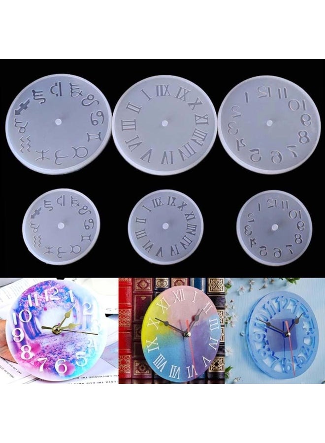 Silicone Mold Clock for Jewelry Clock Resin Silicone Mold Handmade Tool DIY Epoxy Resin Molds Diy Ac