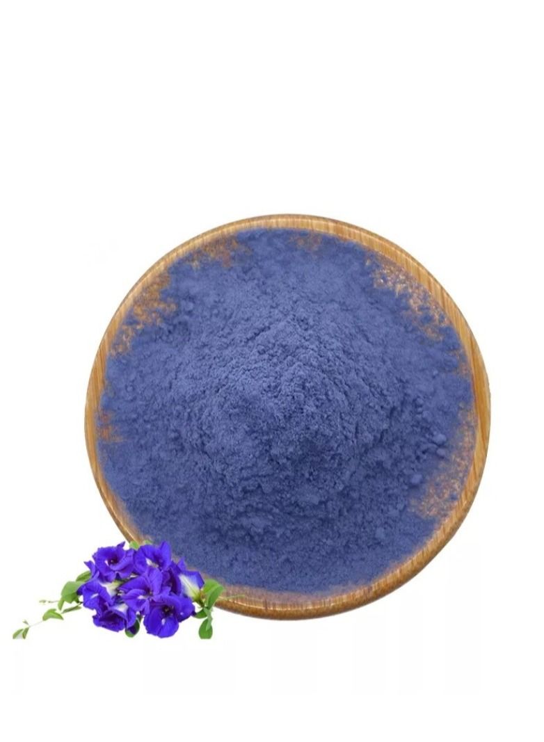 Blue Tea Butterfly Pea tree flower powder Thai Orchid Ternatea Herbal Rich in antioxidants natural food coloring Blue Latte Super Food 100g