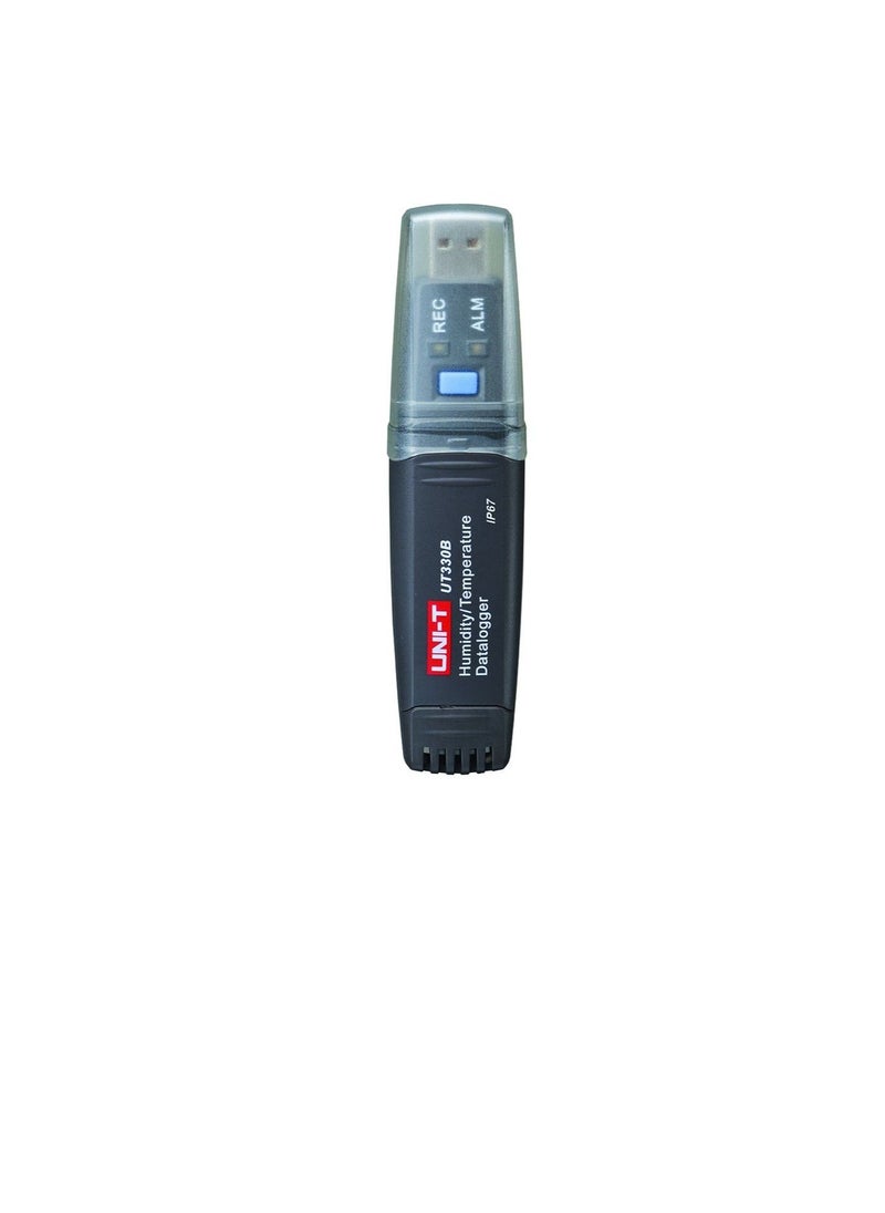 UNI-T USB Temperature and Humidity Data Logger UT330B High Precision IP67 Water and Dust Proof for Medicine Food During Transportation And Storage Greenhouse Wine Cellar And More  - Image 1