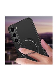 Aookay Magnetic Case for Samsung Galaxy S24 Ultra with Stand, Compatible with Magsafe,Hard PC Frosted Samsung S24 Ultra Case with Invisible Kickstand, Shockproof Cover for Galaxy S24 Ultra 5g 2024 (Black)  - Image 5