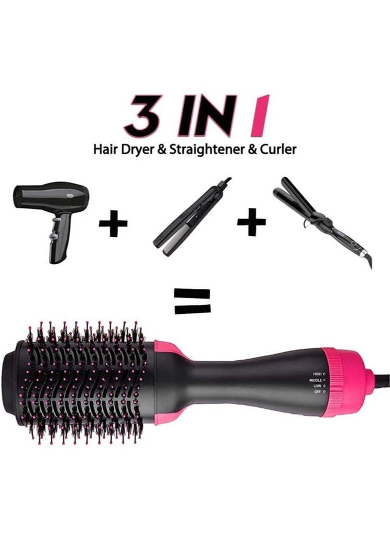 ELTRAZONE Hot Air Brush One Step Hair Dryer & Curly Hair Comb for All Hair Type with Anti-Scald Feature Multi-Functional High-Power 3-in-1 Salon - Image 2