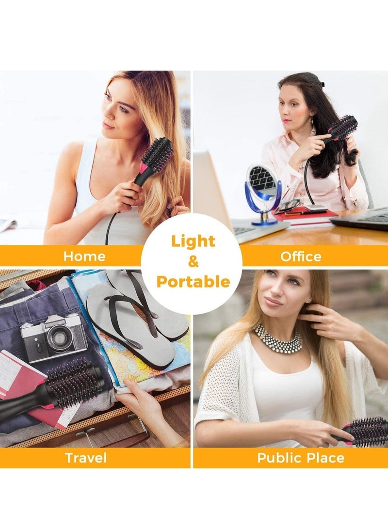 ELTRAZONE Hot Air Brush One Step Hair Dryer & Curly Hair Comb for All Hair Type with Anti-Scald Feature Multi-Functional High-Power 3-in-1 Salon - Image 4