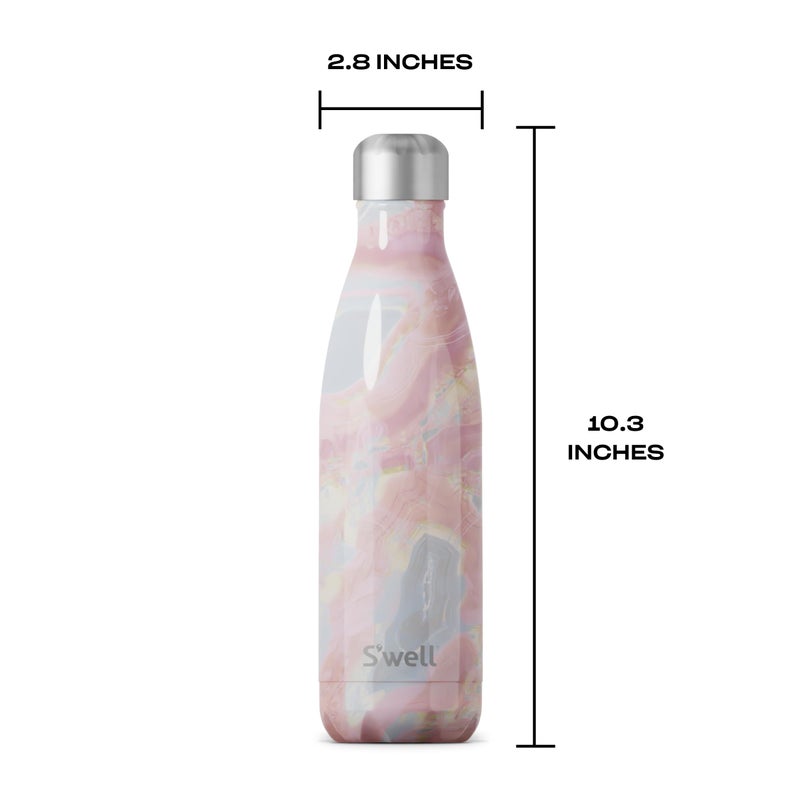 S'well S'well Stainless Steel Water Bottle  17oz  Geode Rose  Triple Layered Vacuum Insulated Containers Keeps Drinks Cold for 36 Hours and Hot for 18  BPA Free  Perfect for On the Go  - Image 4