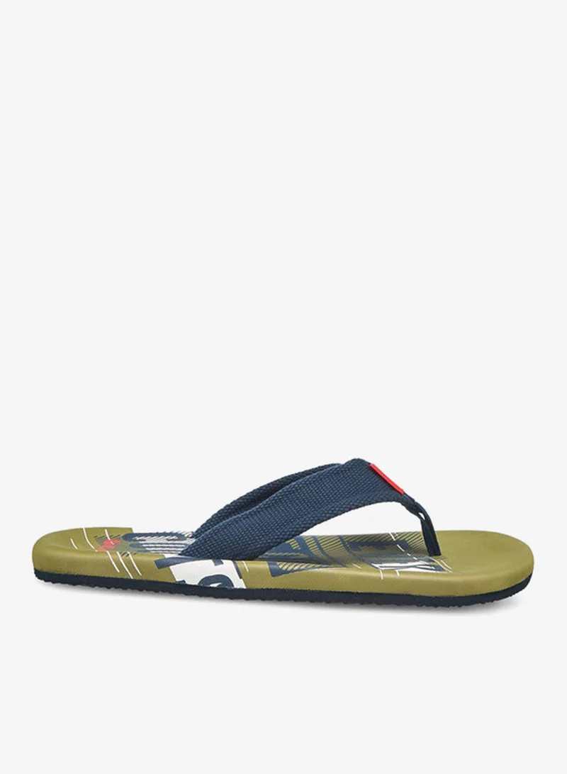 Men Graphic Print Flip-Flops
